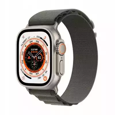 Smartwatch Apple Watch Ultra zielony Podobne : APPLE Watch Ultra GPS + Cellular 49mm koperta tytanowa + opaska Alpine rozmiar S (zielony) - 1574693