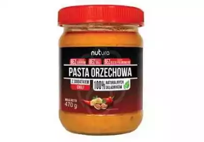 NUTURA Pasta orzechowa z dodatkiem chili Podobne : Nutura Pasta Orzechowa Z Kawałkami Orzeszków 470G - 135365