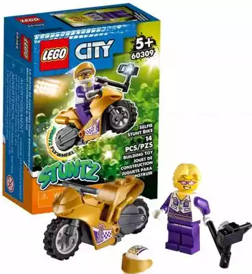 Lego City 60309 Selfie na motocyklu kask Podobne : Lego City Selfie na motocyklu kaskaderskim 60309 - 875020
