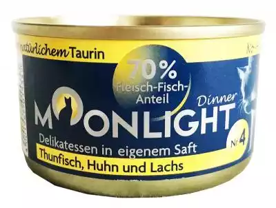 Moonlight Dinner 4 - Tuńczyk, Kurczak i  Podobne : Monnlight Dinner Kurczak z omułkiem zielonowargowym i komosą ryżową - przysmak dla kotów - 44823