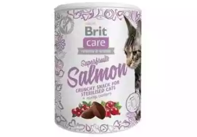 Brit Care Cat Snack Superfruits Łosoś 10 Podobne : BRIT premium cat sasz.  fish plate 4x100g - 250343