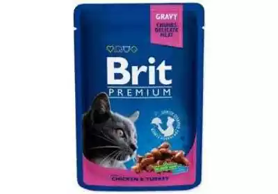 Brit Premium Cat Sasz. Kurczak Indyk 100 Podobne : Brit Premium Cat Sasz. Fillet With Turkey Sos 85G - 136362