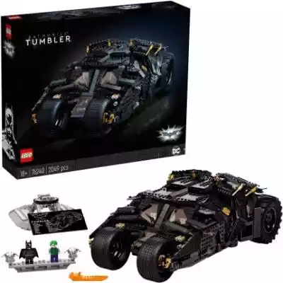 Batmobil Tumbler (76240) z LEGO® DC Batman ™ przetestuje Twoje umiejętności konstrukcyjne i...