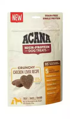 Acana Crunchy Chicken - przysmak dla psa z kurczaka ACANA to kanadyjska marka,  która bez wątpienia jest jedną z lepiej znanych i rozpoznawanych na rynku PetFood na świecie. W ostatnim czasie zmieniła swoją ofertę przysmaków i wprowadziła linie Treats Crunchy. W ramach tejże linii,  możeci