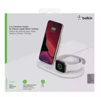 Belkin Ładowarka 3in1 Wireless Charging  Smartfony i lifestyle/Akcesoria GSM/Ładowarki do smartfonów