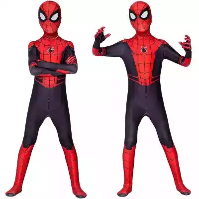 Spider-Man Kostium Spidermana Dorosły Dz Podobne : Chłopcy Dzieci Spider-Man Kostium Cosplay Superhero Iron Spiderman Venom Jumpsuit niebieski 130cm - 2713459