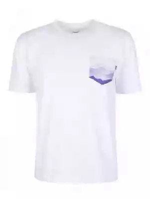 T-Shirt Relaks Unisex Biały z Kieszonką 