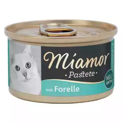 Miamor Pastete, 12 x 85 g - Pstrąg Koty / Karma mokra dla kota / Miamor / Pastete