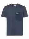 Selected - T-shirt męski – SLHRelaxgoia, niebieski