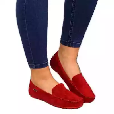 Wyjątkowe,  szalenie modne mokasyny to najnowsza propozycja od marki Vinceza. Mokasyny wykonane są z wysokiej jakości skóry naturalnej zamszowej. Miękka skórzana wkładka oraz elastyczna podeszwa zapewnia komfort podczas chodzenia. Mokasyny damskie skórzane czerwone Vinceza. Sprawdź na buty