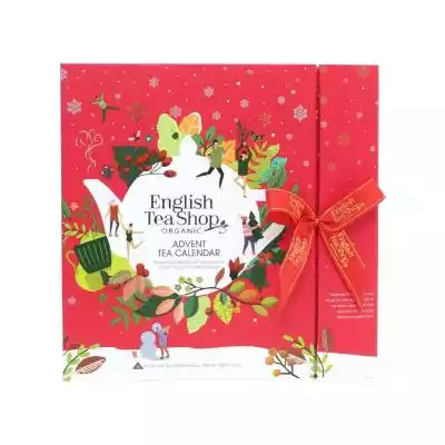 English Tea Shop, Kalendarz adwentowy ze Podobne : Herbata zielona z Rooibos,granatem i jagodą (20x1,75) BIO 35 g - 303817