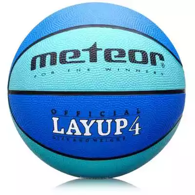 Piłka koszykowa Meteor Layup 4 niebieski Podobne : Piłka koszykowa Meteor Layup 3 różowy/fioletowy - 25470