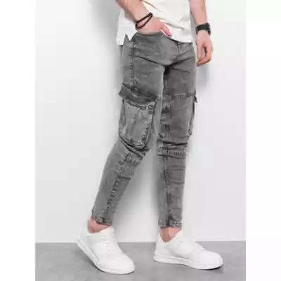 Jeansy slim fit Ombre  Spodnie męskie je Podobne : Szare jeansy męskie rurki D-DEXTER 25 - 26681