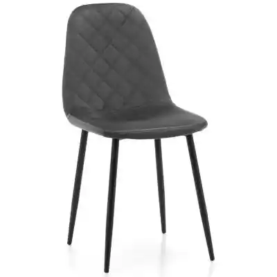 Nowoczesne krzesło tapicerowane DC-1916  Podobne : Dzianina Tapicerska Welur - Czarny - 48023