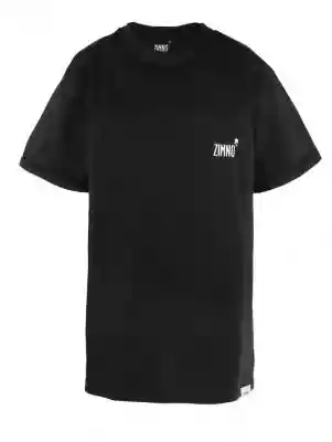 Czarna koszulka Męska, T-Shirt Basic Męs Podobne : Długi t-shirt basic z dekoltem w serek (2 szt.), krótki rękaw - 443758