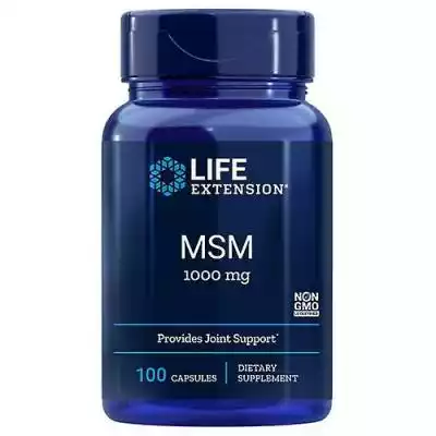Life Extension MSM, 1000 mg, 100 kapsli  Podobne : Life Extension Przedłużenie życia Quick Brain Nootropic, 30 Veg Caps (Opakowanie 2) - 2926582