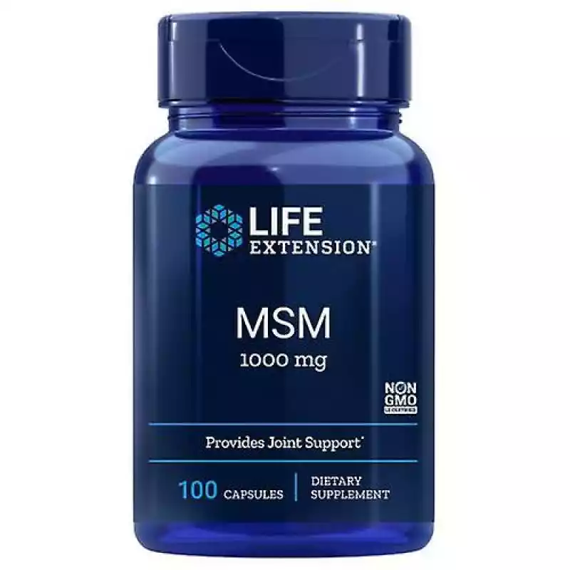 Life Extension MSM, 1000 mg, 100 kapsli (opakowanie po 1) Life Extension ceny i opinie