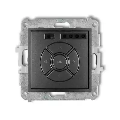 Przycisk Karlik Mini 11MSR-5 k elektroniczny roletowy przycisk strefowy grafitowy