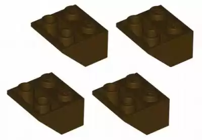 Lego skos odwrócony 2x2 c.brązowy 4 szt. Podobne : Lego 3660 skos 2x2 c. niebieski 1 szt Nowy - 3137012