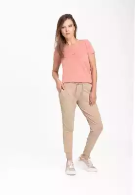 różowa koszulka z drobnym nadrukiem T-SE Podobne : Różowa koszulka damska z brokatowym nadrukiem T-POSITIVE - 26709