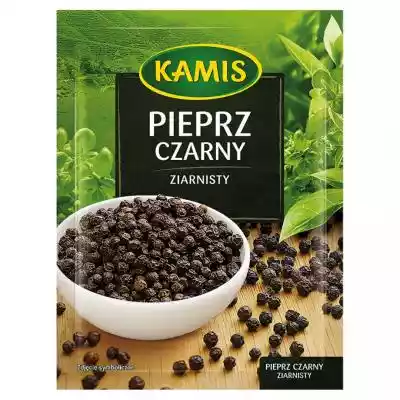 Kamis - Pieprz czarny ziarnisty Produkty spożywcze, przekąski/Olej, oliwa, ocet, przyprawy/Sól, pieprz, przyprawy