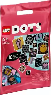 LEGO Klocki DOTS 41803 Dodatki DOTS - se Podobne : Długopisy LEGO Dots 52798 (6 szt.) z pyłkami do dekoracji - 1423639