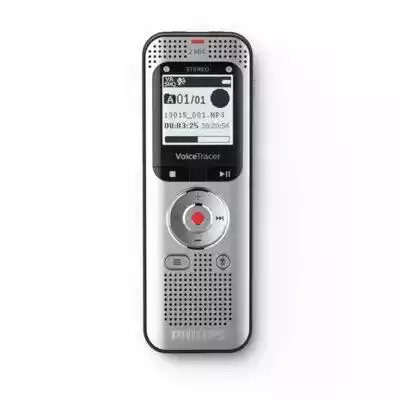 Philips Dyktafon DVT2050 Podobne : Xceedez Cyfrowy dyktafon 32 GB, rejestrator aktywowany głosem Wbudowany głośnik Szary antracytowy - 2720859