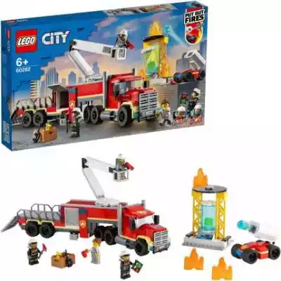 LEGO City 60282 Strażacka jednostka dowo Podobne : LEGO - City Wyzwanie kaskaderskie: przewracanie 60341 - 66661