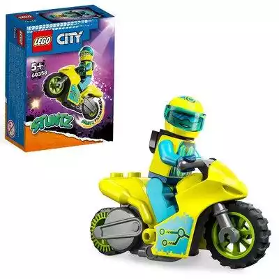 LEGO City Cybermotocykl kaskaderski 6035 Podobne : LEGO - City Wheelie na motocyklu kaskaderskim 60296 - 66819