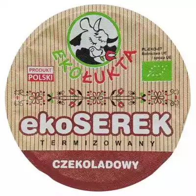 EKOŁukta - BIO Serek czekoladowy Podobne : Komplet czekoladowy dzianinowy golf+spódnica oversize polska produkcja Ori - 23399