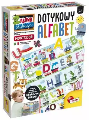Lisciani Gra Montessori Dotykowy alfabet Podobne : Montessori w domu. 80 zabaw edukacyjnych dla dzieci od 3 do 7 lat - 519209