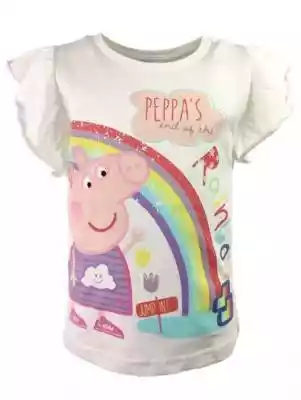 ﻿T-shirt Świnka Peppa Bluzka z krótkim r Podobne : Bluzka z długim rękawem dla dziewczynki, z napisem awaria systemu, 2-8 lat, granatowa - 29516