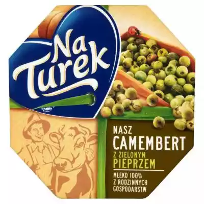 Turek - Camembert z zielonym pieprzem Produkty świeże/Sery/Ser pleśniowe