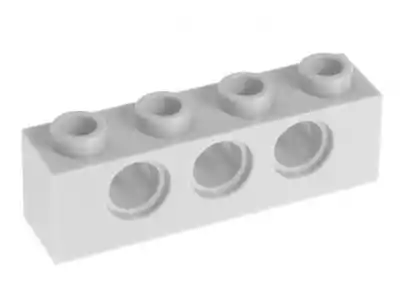 Lego Belka 1x4 3701 szara jasna 2 szt. Podobne : Lego 3701 370126 Klocek Technnic 1x4 New - 3157711