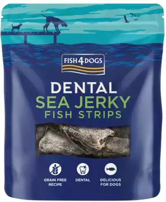 Fish4Dogs Sea Jerky Fish Strips - przysm Zwierzęta i artykuły dla zwierząt > Artykuły dla zwierząt > Artykuły dla psów > Karma dla psów