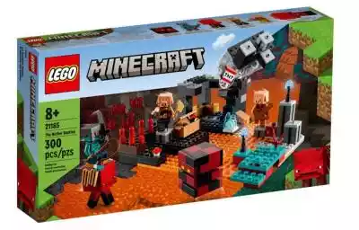 LEGO Minecraft® Bastion w Netherze 21185 Zestaw LEGO® Minecraft Bastion w Netherze (21185) daje ośmioletnim i starszym fanom Minecrafta® nieograniczone możliwości praktycznej zabawy.Ekscytująca misja w świecie MinecraftaW trakcie podróży do bastionu w ognistym Netherze gracze będą wal