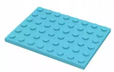 Lego Płytka 6X8 Medium Azure Nr 3036 Podobne : Lego Medium Azure Plate 1 x 4 3710 5 szt - 3126433