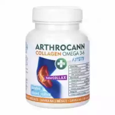 Tabletki kolagenowe Arthrocann omega 3-6 Tabletki kolagenowe Arthrocann omega 3-6 Forte 60 szt. Annabis