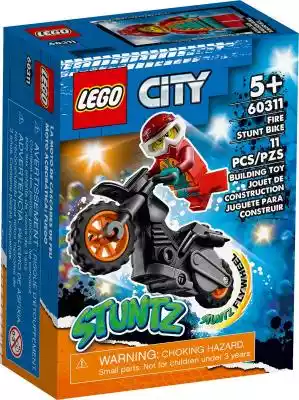 Klocki LEGO City Ognisty motocykl kaskad Podobne : LEGO Klocki City 60343 Laweta helikoptera ratunkowego - 269769