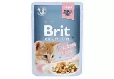 Brit Premium Cat Sasz. Kitten Fillet Chi Brit Premium Cat Sasz. Kitten Fillet Chick Sos 85G