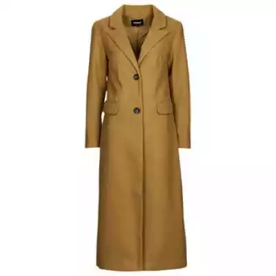 Płaszcze Only  ONLEMMA  X-LONG COAT CC OTW  Brązowy Dostępny w rozmiarach dla kobiet. S, M, L, XL, XS.