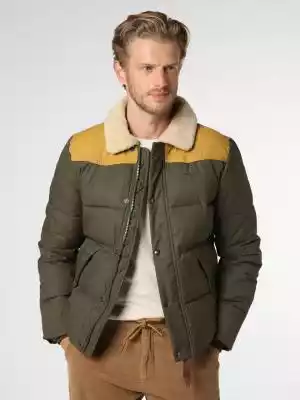 Schott N.Y.C. - Męska kurtka pikowana z  mezczyzni odziez swetry i kardigany kardigany