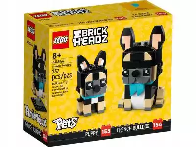 Klocki Lego BrickHeadz 40544 Buldog fran brickheadz
