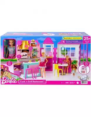 Barbie - Barbie - Restauracja zestaw + l Podobne : Lalka BARBIE Ken Syren Lalka FXT23 - 874512