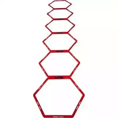 Drabinka koordynacyjna heksagonalna marki Pure2Improve to sztywna drabinka składająca się z6-ciu sześciokątów.