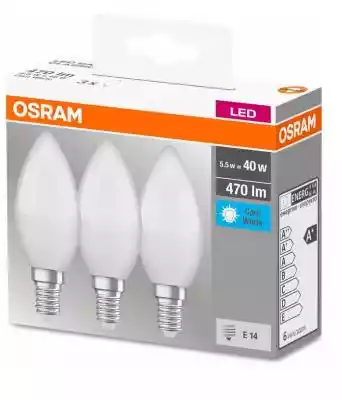 OSRAM - Żarówka LED Base Classic B FR 40 non-dim 5, 5W/840 E14