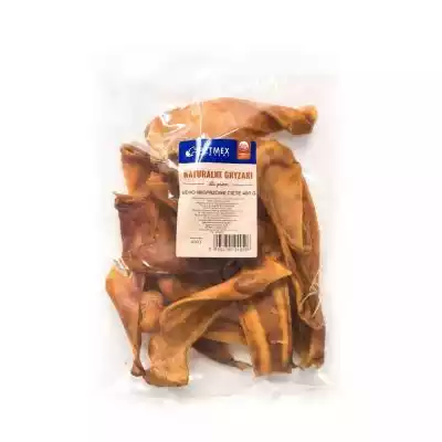 Ucho wieprzowe cięte - gryzak dla psów wszystkich ras i wielkości Ucho wieprzowe cięte,  które znaleźć możecie w naszej ofercie,  pochodzi od polskiej firmy Petmex Company. Bez wątpienia na uwagę zasługuje fakt,  że firma ta wywodzi się z rodzinnej działalności zakładów mięsnych. Dzięki te
