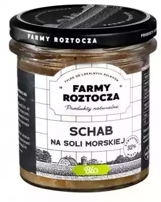 Schab na soli morskiej BIO 250 g (słoik) Podobne : FARMY ROZTOCZA Mięso gulaszowe z szynki wieprzowej BIO 300 g - 252483