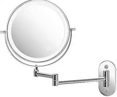 Xceedez Kosmetyczne lustro LED oświetlon Podobne : Xceedez Kompaktowe lustro, okrągłe małe lusterko do makijażu, lustro w retro print, składane lusterko do makijażu dla piękna - 2762837