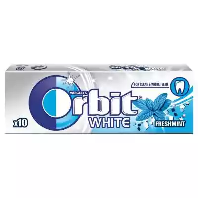 Orbit White Freshmint Guma do żucia bez  Podobne : ORBIT White Spearmint Guma do żucia 35 g (25 drażetek) - 250389